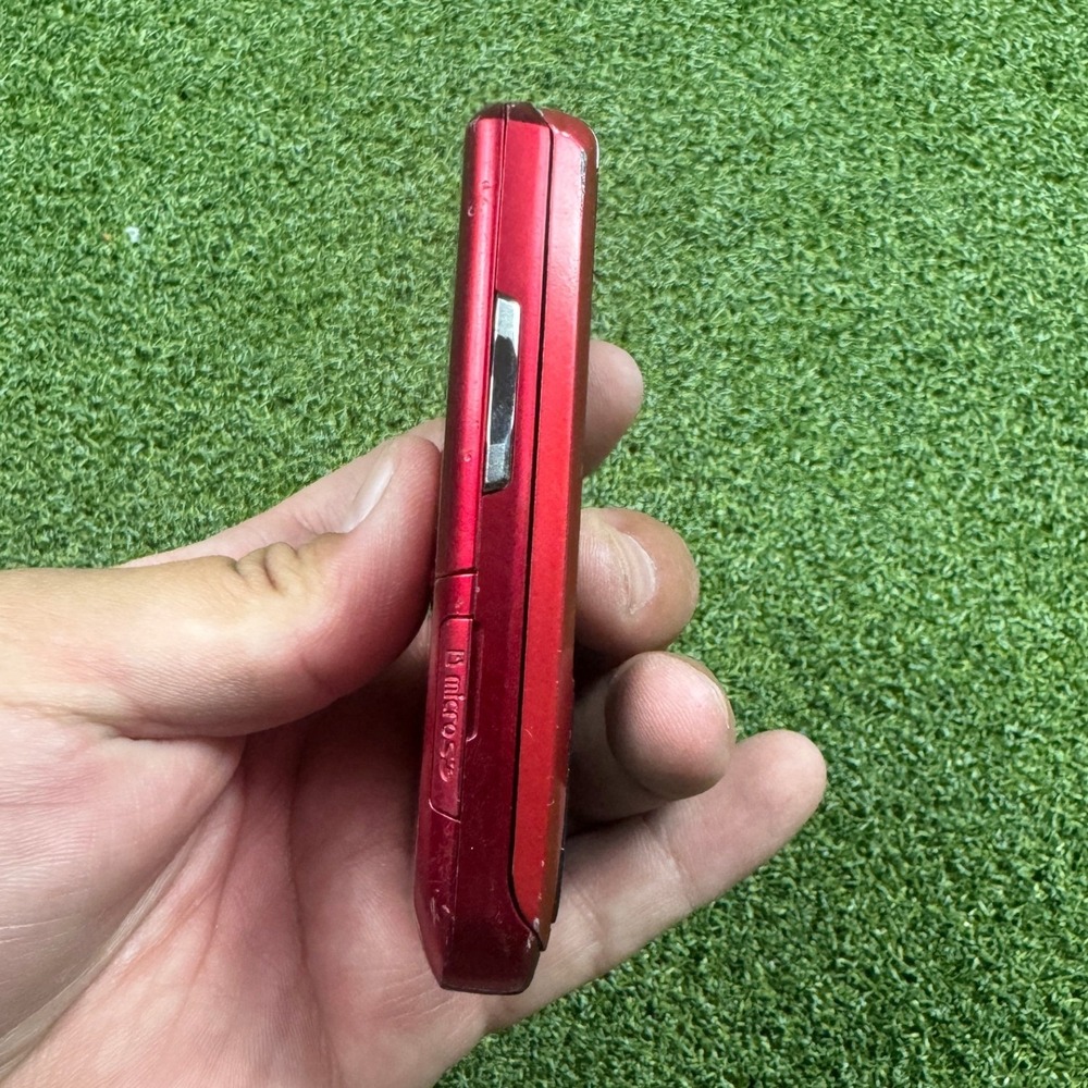Samsung‎ SGH-A737 AT&T Red Slider Mobile Phone Vintage 3G Music Player MicroSD - Picture 4 of 7
